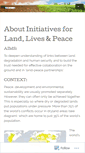 Mobile Screenshot of landlivespeace.org